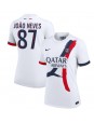 Paris Saint-Germain Joao Neves #87 Bortedrakt Dame 2024-25 Korte ermer